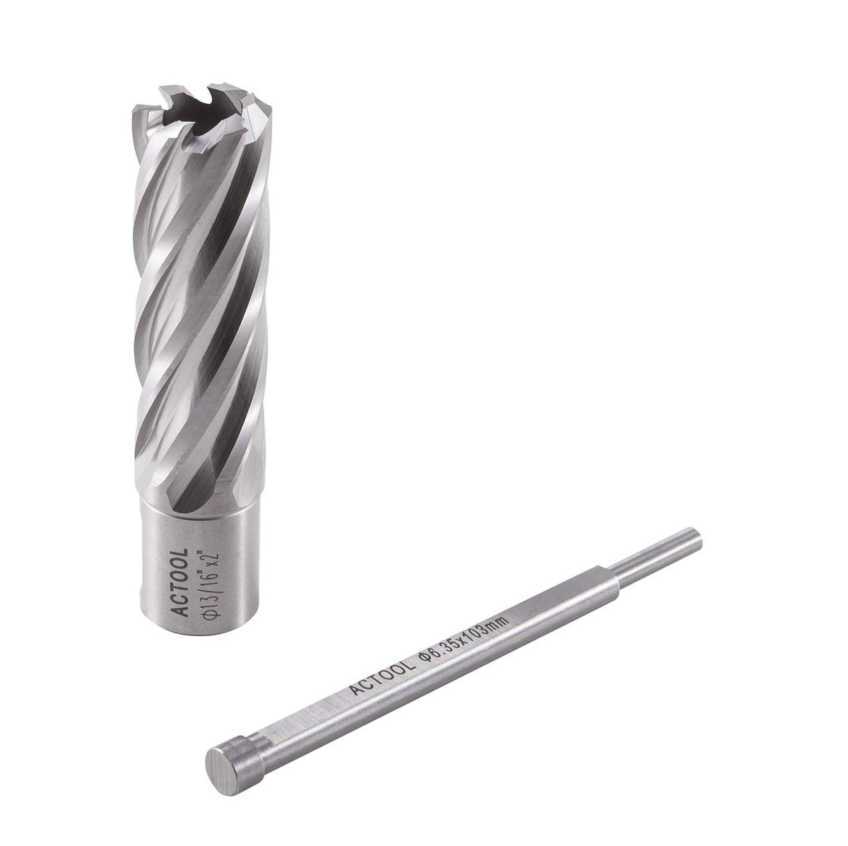 13/16" Diameter × 2" Depth of Cut HSS ANNULAR Cutter with 3/4'' Weldon Shank
