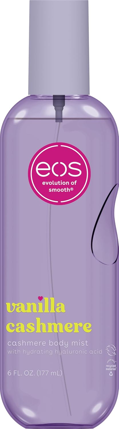 Cashmere Body Mist, Vanilla Cashmere, soft musk, cozy caramel, hair mist, body spray for women, moisturizing