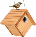Wren Bird Houses for Outside with 1-1/8" Entrance Log Color 1 Pack