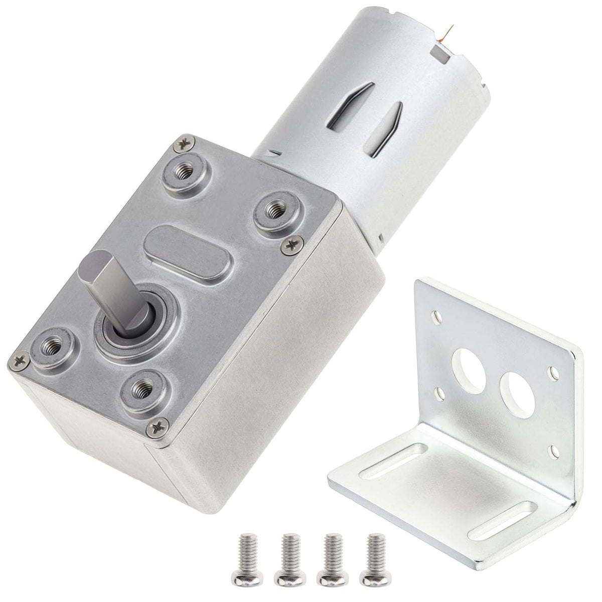 Worm Gear Motor DC 12V 10RPM Electric High Torque Rotation Motor