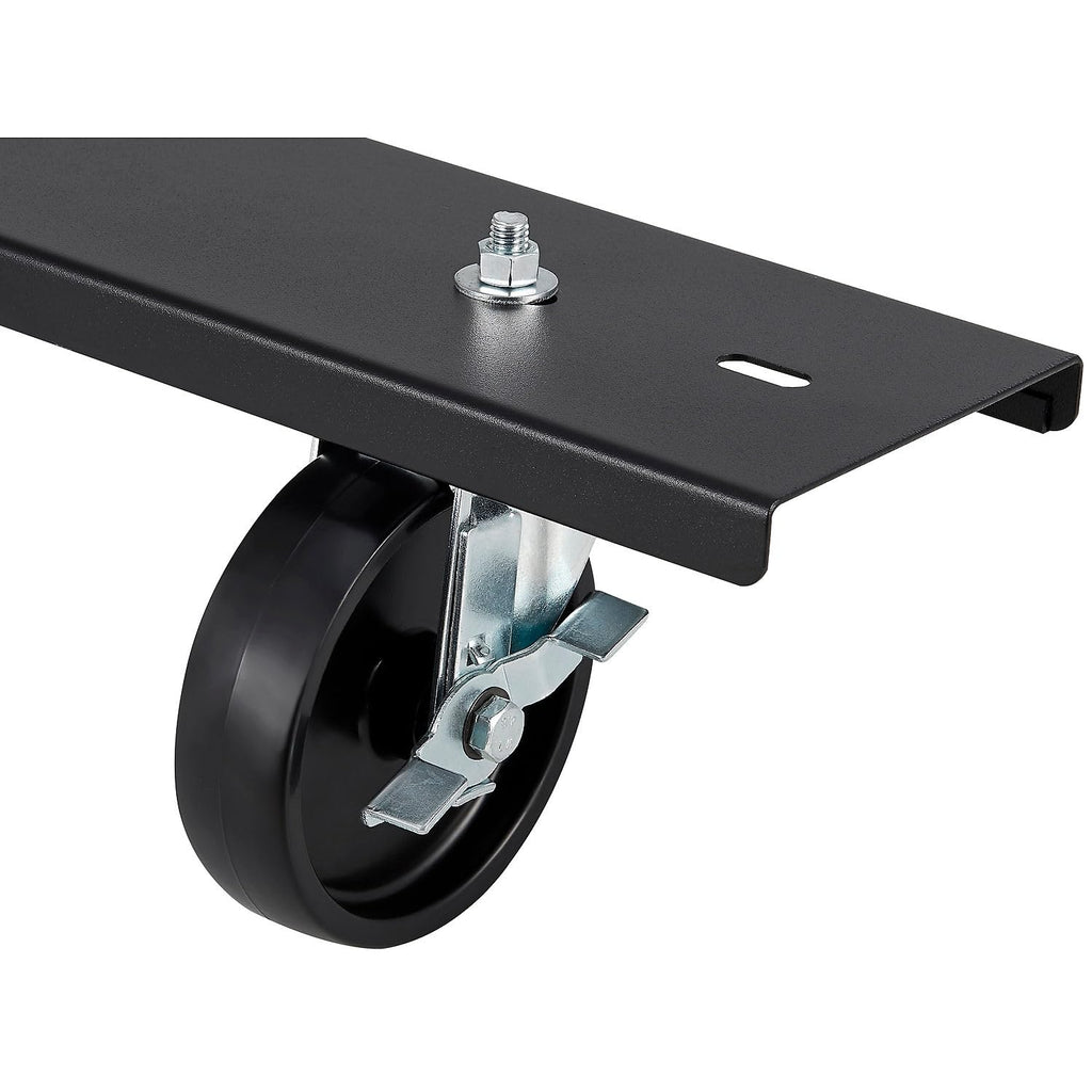 Global IndustrialCaster Base Set for Adjustable Height Workbench 48-72" W x 30 & 36" D, Black