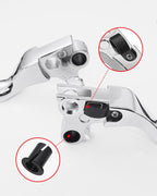 Amazicha Motorcycle Brake Clutch Lever Compatible with Harley '96-'03 XL, '96-'17 Dyna (Except '16-'17 FXDLS), '96-14 Softail and '96-'07 Touring Models (Chrome)