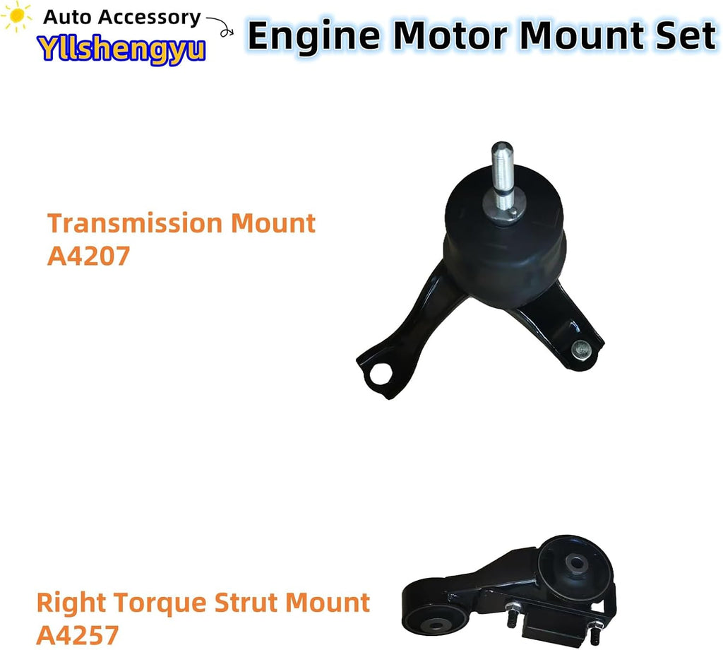 Engine Motor Transmission Mount Kit for Sienna 2004-2006