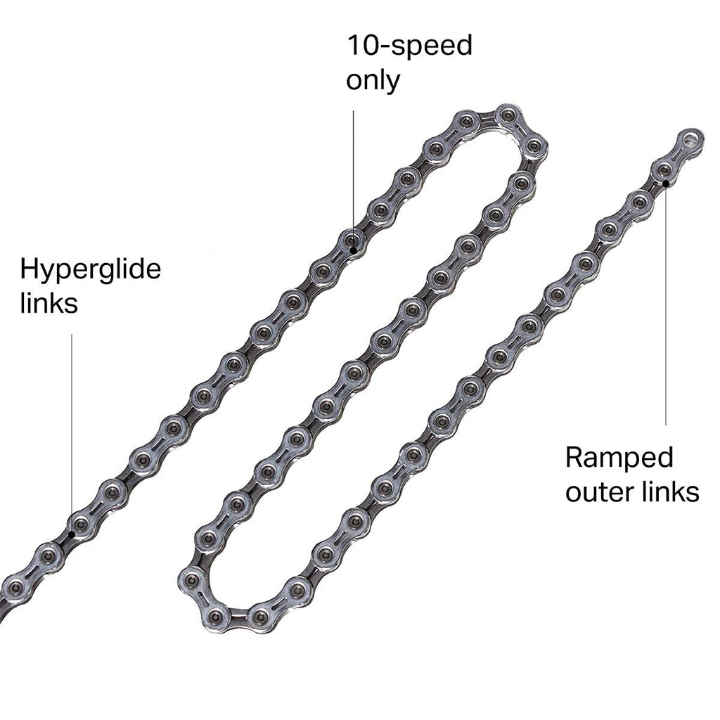Shimano CN-6701-10 Chain - 10-Speed, 116 Links, Silver