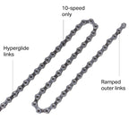 Shimano CN-6701-10 Chain - 10-Speed, 116 Links, Silver