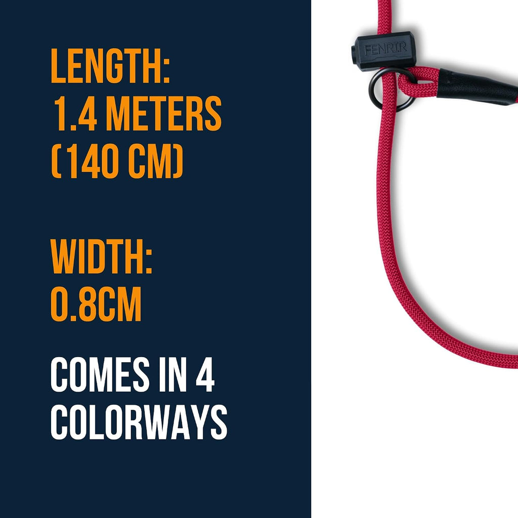 Slip Leash 1.4m Professional Dog Training Lead to Stop Pulling, Perfect for Walks, Easy to Use, Spring Loaded