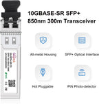 10GBASE-SR SFP+ Module 300m 850nm Multi Mode SFP DDM LC Transceiver 2pcs