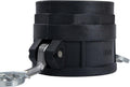 2 Camlock Fittings (3" Type D) Female Coupler x Female Thread Camlock Fittings With Gasket Inside (3")