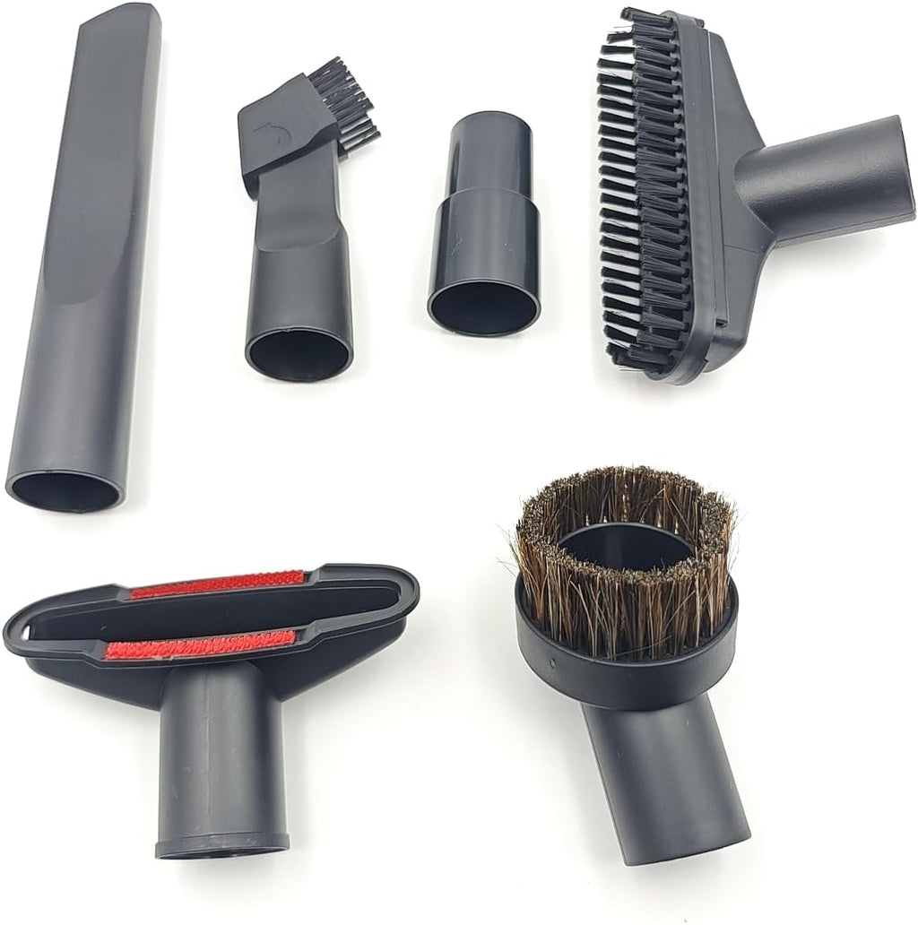 Vacuum Attachments 32mm (1-1/4 inch) &35mm (1-3/8 inch) Vacuum Cleaner Accessories Brush Kit Fits Vacuum Cleaner