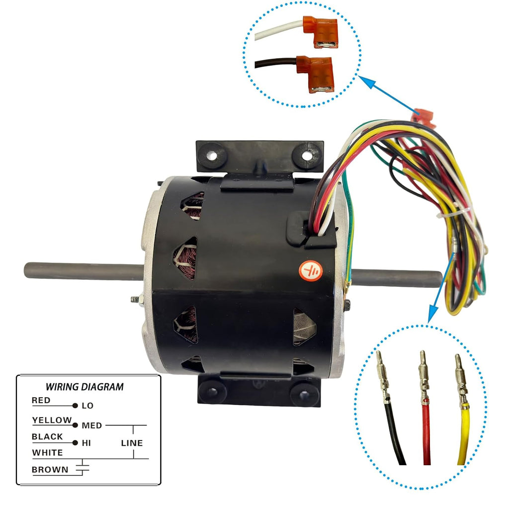 F48AF70A61 3315332.005 AC Fan Motor Replace Genteq F48AF70A61 Dometic Brisk