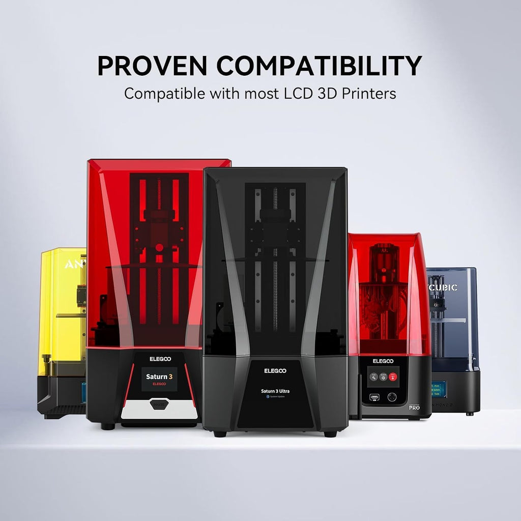 Upgraded Standard 3D Printer Resin 2.0, High Precision, Low Odor, Higher Toughness, 405nm UV Curing Photopolymer