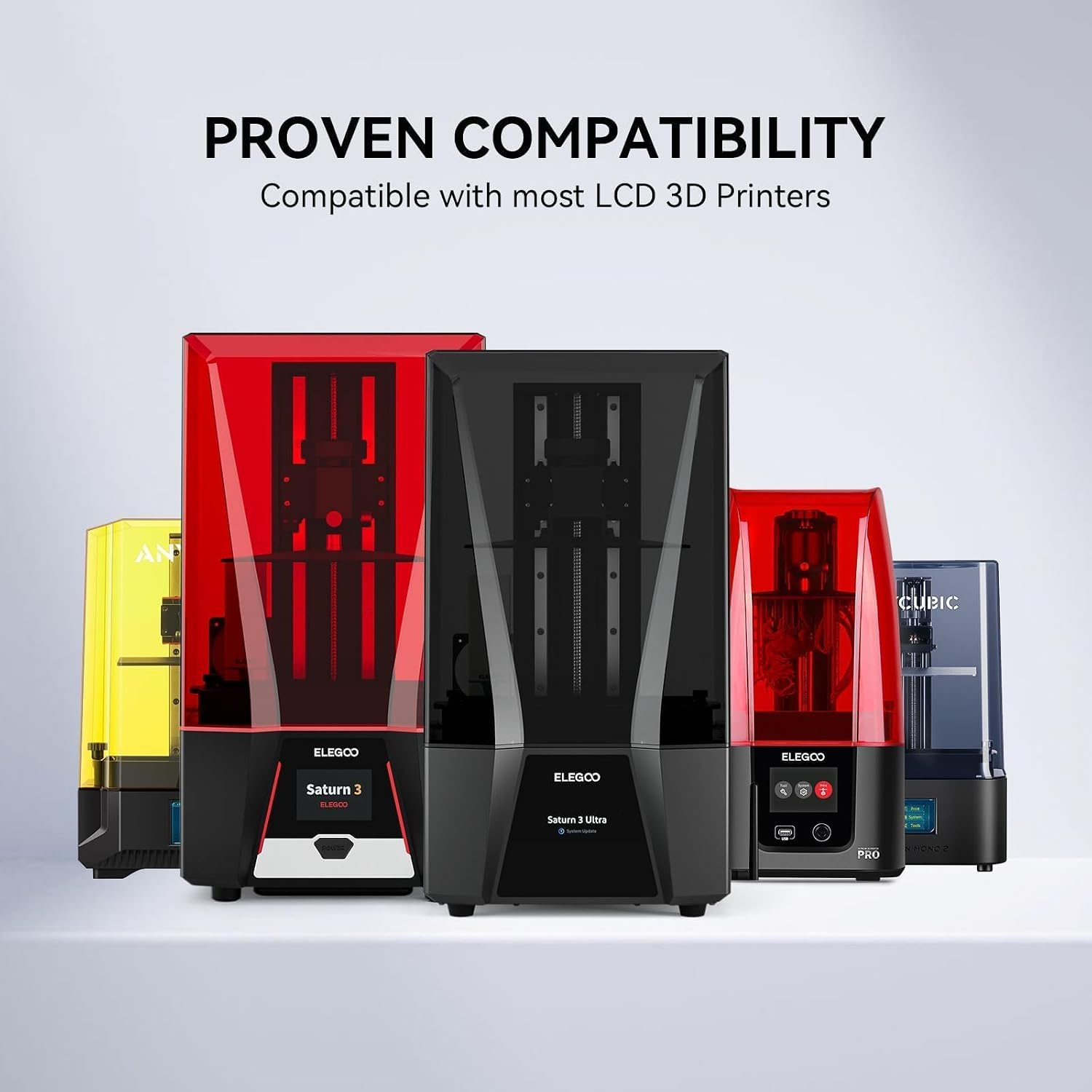 Upgraded Standard 3D Printer Resin 2.0, High Precision, Low Odor, Higher Toughness, 405nm UV Curing Photopolymer