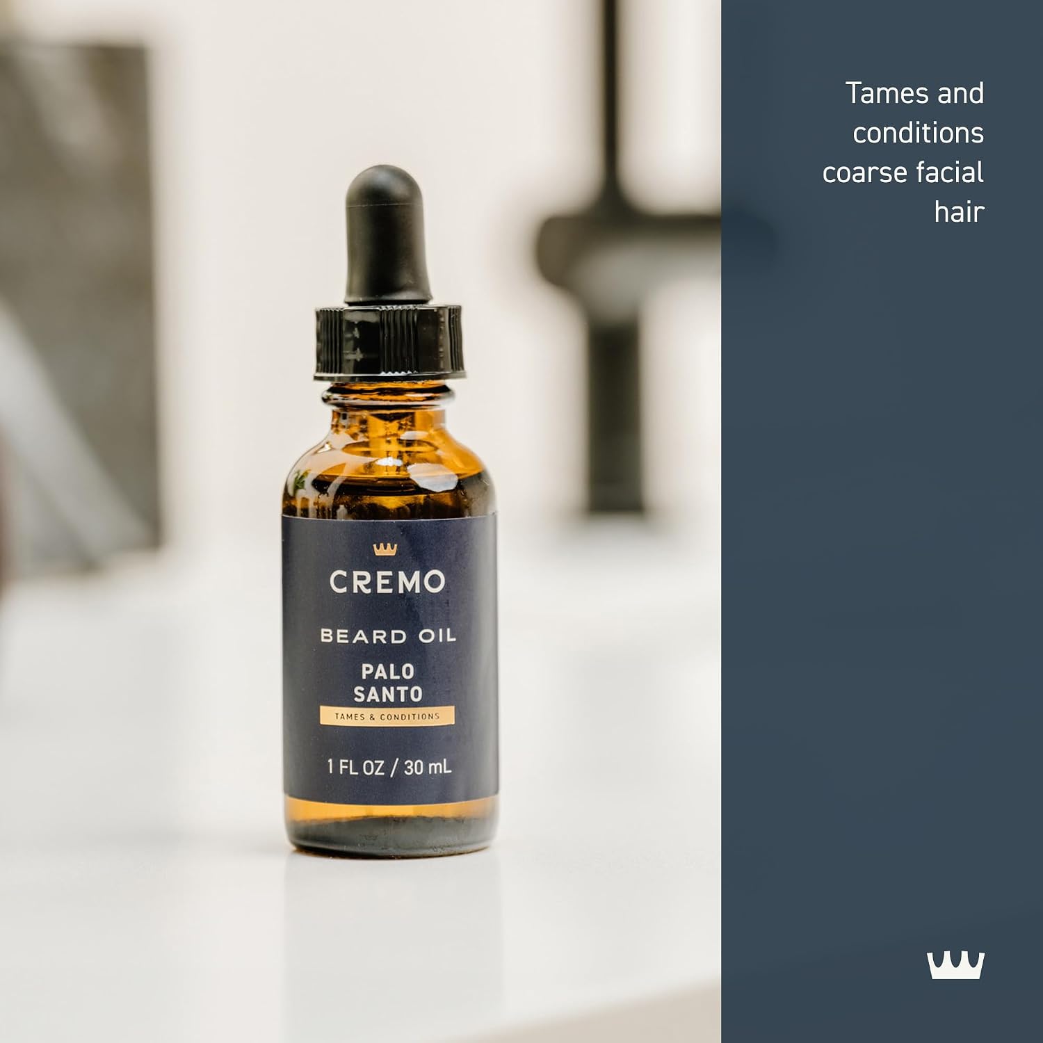 Beard Oil, Palo Santo (Reserve Collection), 1 fl oz - Restore Natural Moisture and Soften Your Beard To Help Relieve