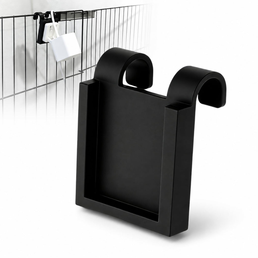 Pet Cage Camera Mount Compatible with Wyze Cam, Clip-On Crate Camera Holder