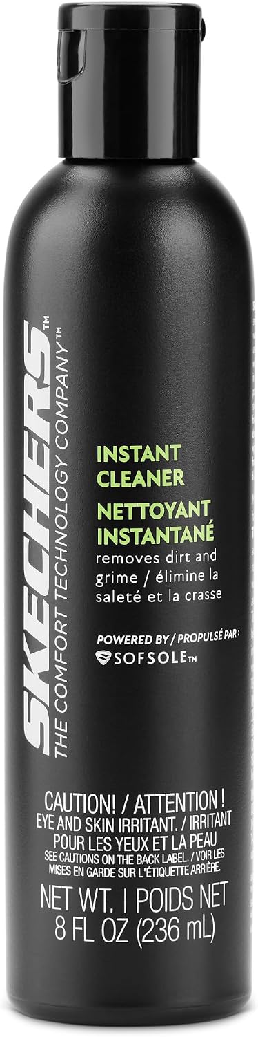 x Skechers Instant Shoe Cleaner 8oz – Quick-Acting Sneaker Cleaner for Athletic Footwear – Concentrated Formula with