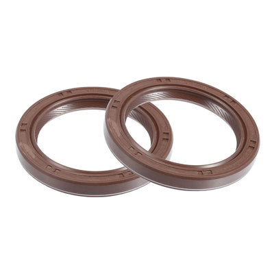 uxcell 2pcs Car Oil Pump Crankshaft Seal Front Cover for Toyota Camry 02-11