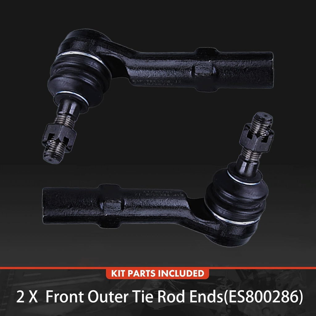 FQCHCH ES800286 Front Outer Tie Rod Ends 2pcs for GMC Acadia 2007-2016