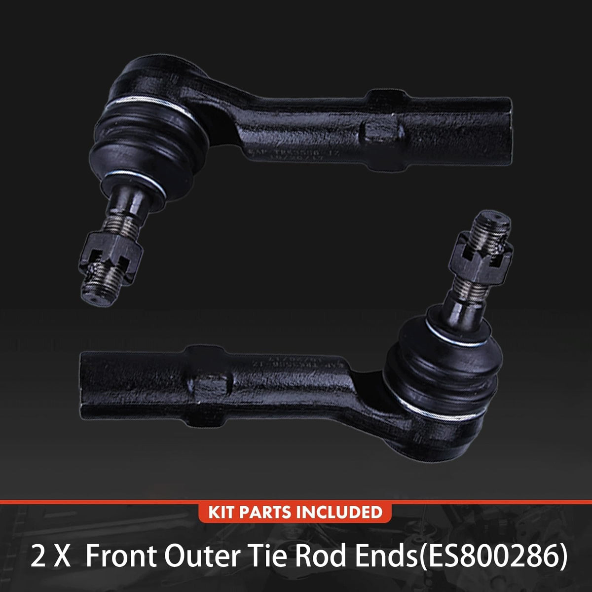FQCHCH ES800286 Front Outer Tie Rod Ends 2pcs for GMC Acadia 2007-2016