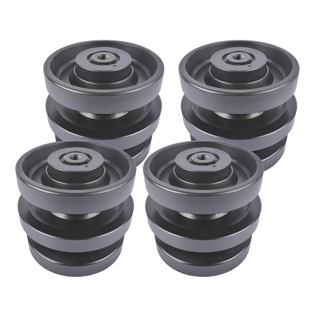 4 Pack Bottom Track Roller Fits Bobcat Skid Steer Loader 6689371 6732901