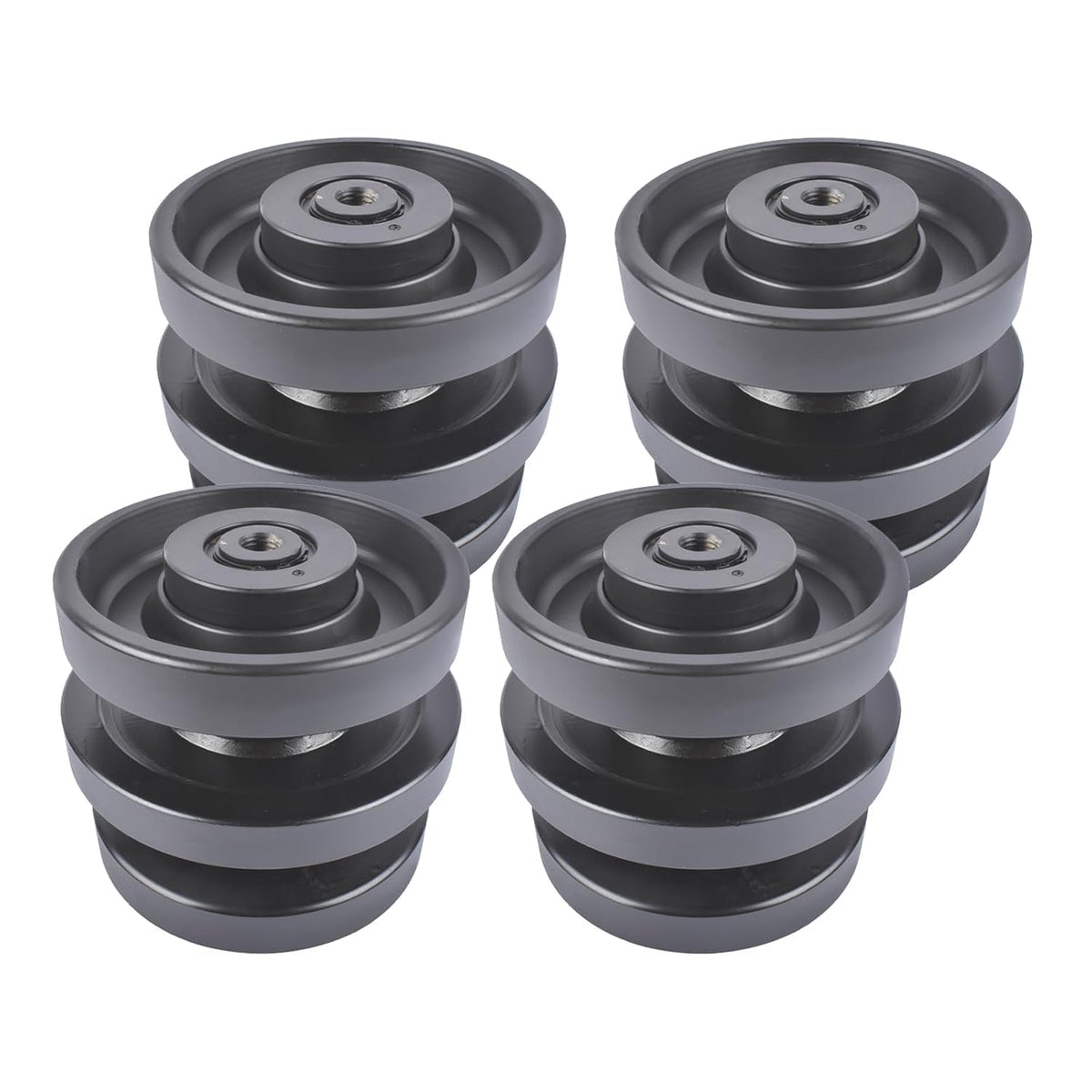 4 Pack Bottom Track Roller Fits Bobcat Skid Steer Loader 6689371 6732901