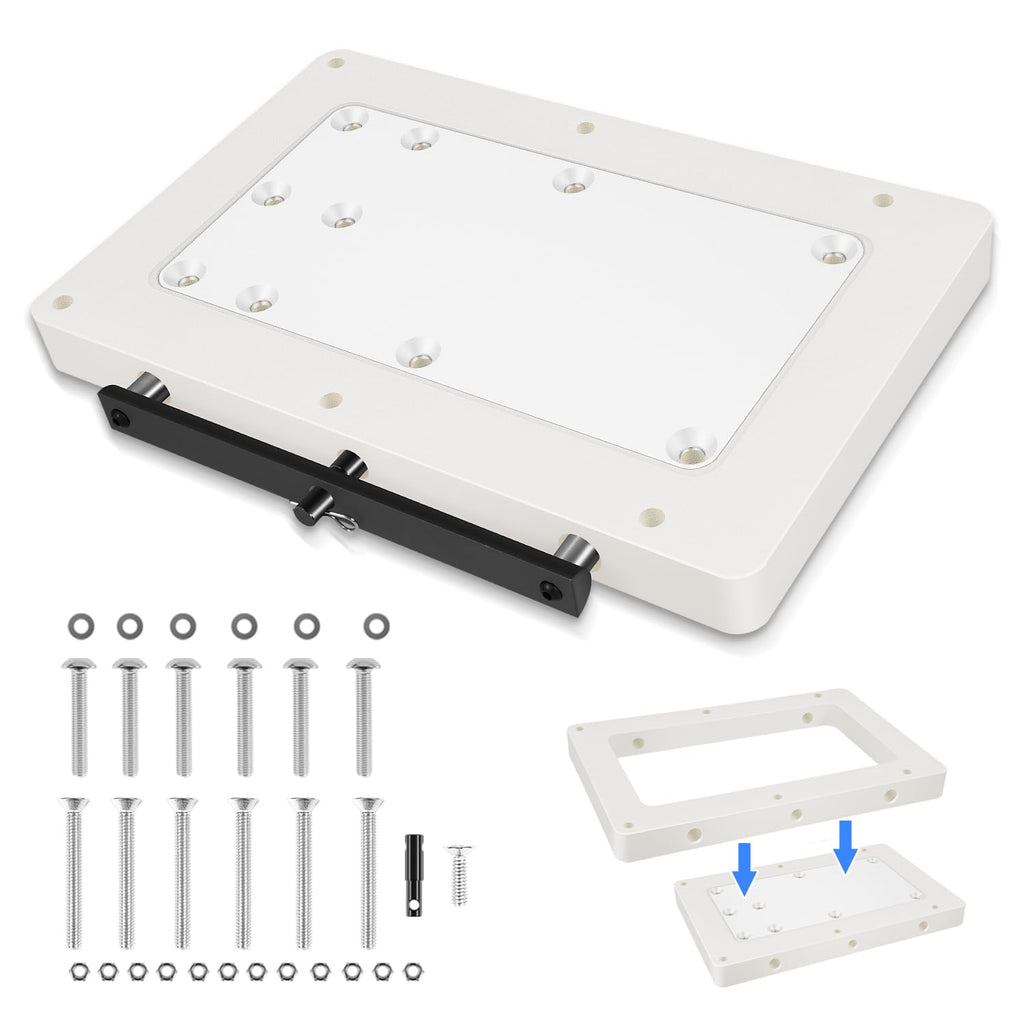 1854055 RTA-55 Quick Release Bracket for Quest Trolling Motors, White