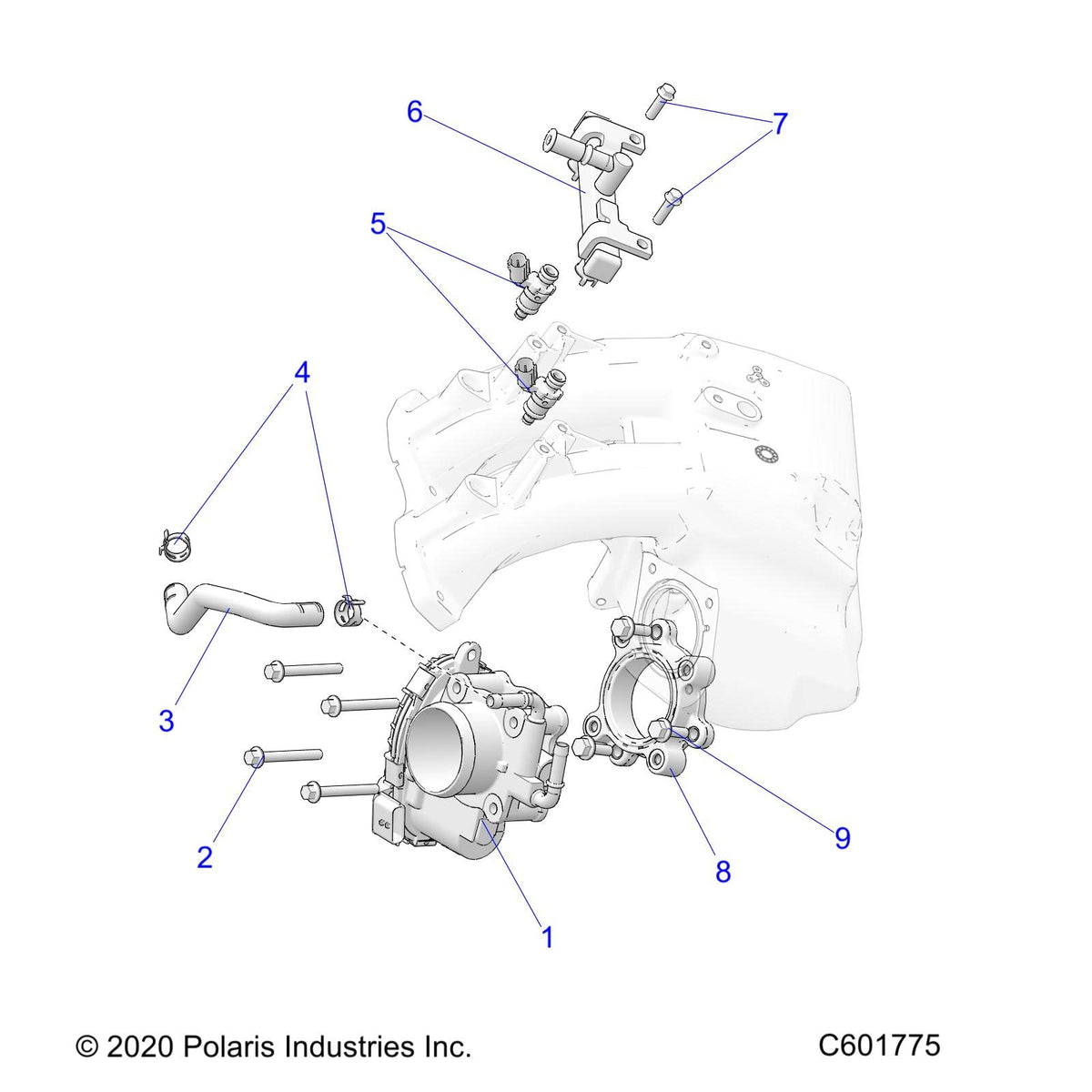 Polaris Fuel Injector, SE, Part 2521796