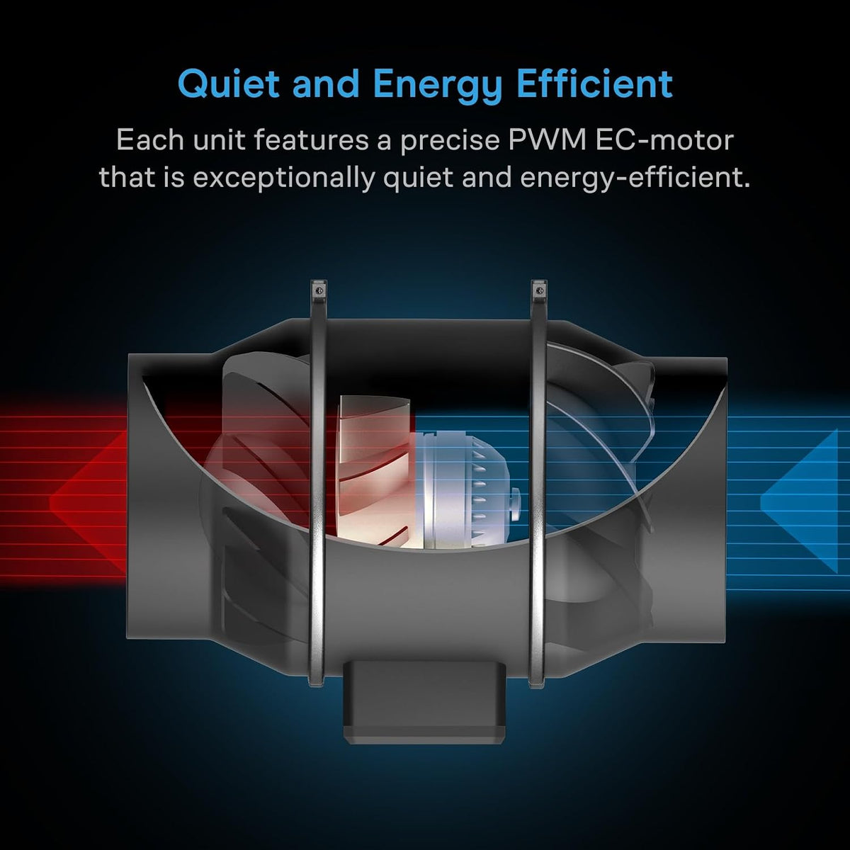 AC Infinity CLOUDLINE S4, Quiet 4” Inline Duct Fan with Speed Controller