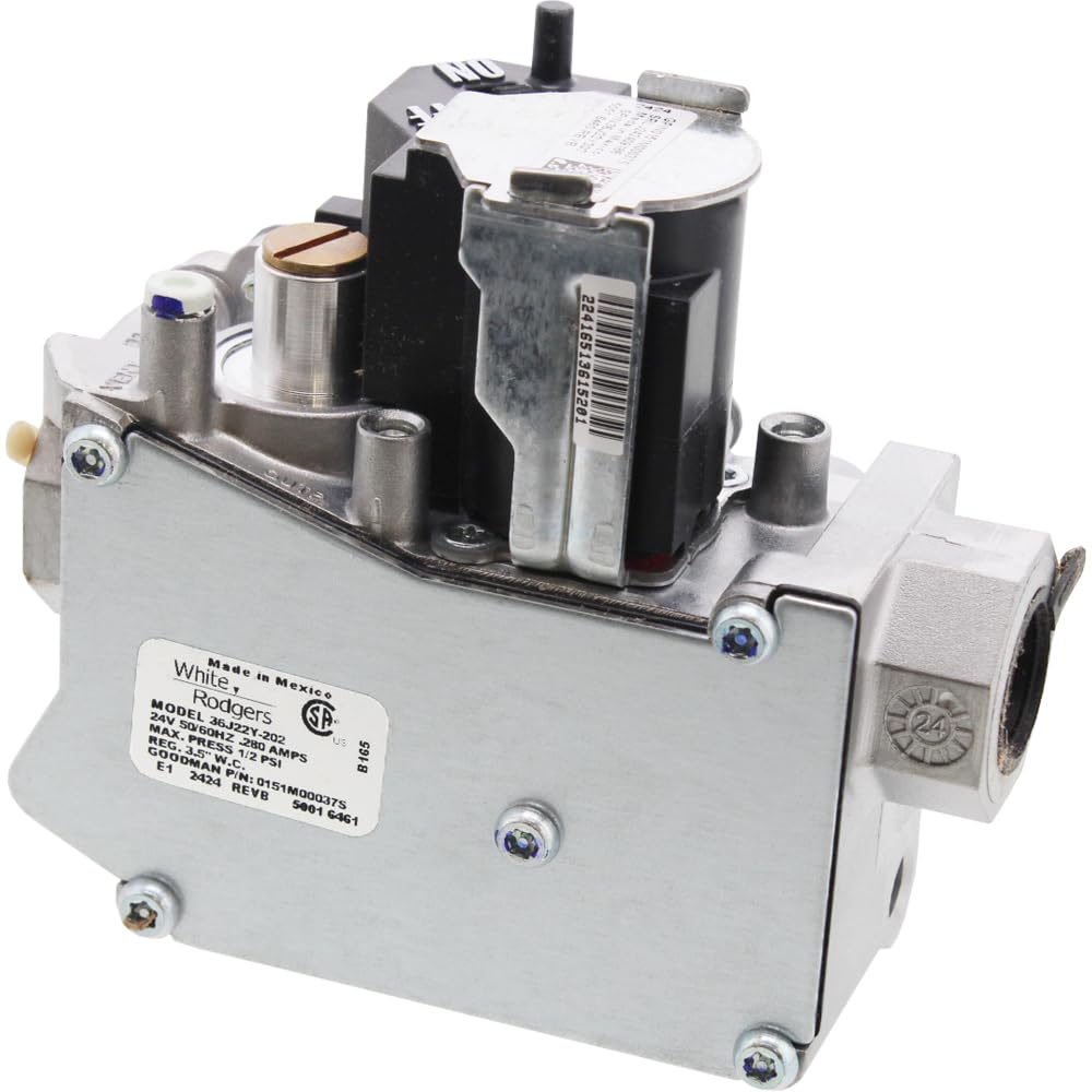 0151M00037 - OEM Upgraded Furnace Gas Valve Assembly Replaces Goodman