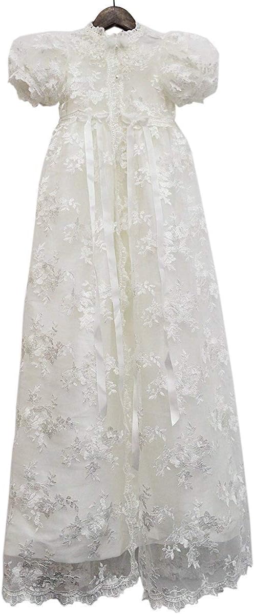 Lace Christening Gowns Baby Baptism Dress Newborn Baby Dress