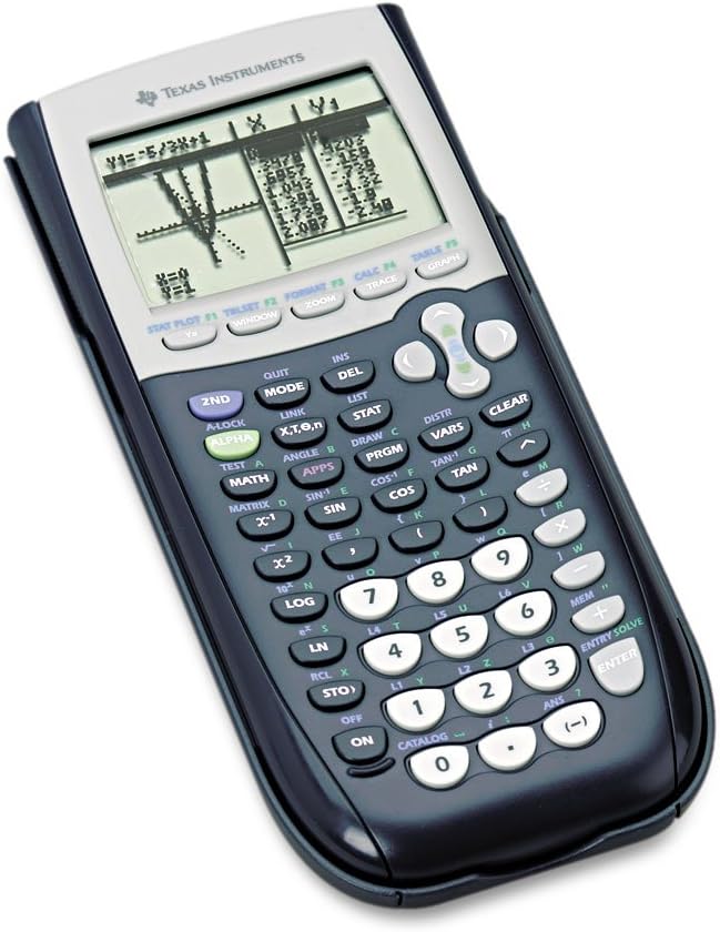TI-84 Plus Graphics Calculator, Black 320 x 240 pixels (2.8" diagonal) | All-purpose graphing; Preloaded apps;