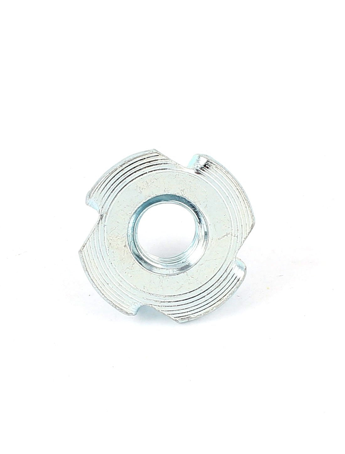 uxcell Half Thread Zinc Plated 4 Prongs T-Nut Tee Nut Fixing 3/8"-16 x 1/2" 20 Pcs