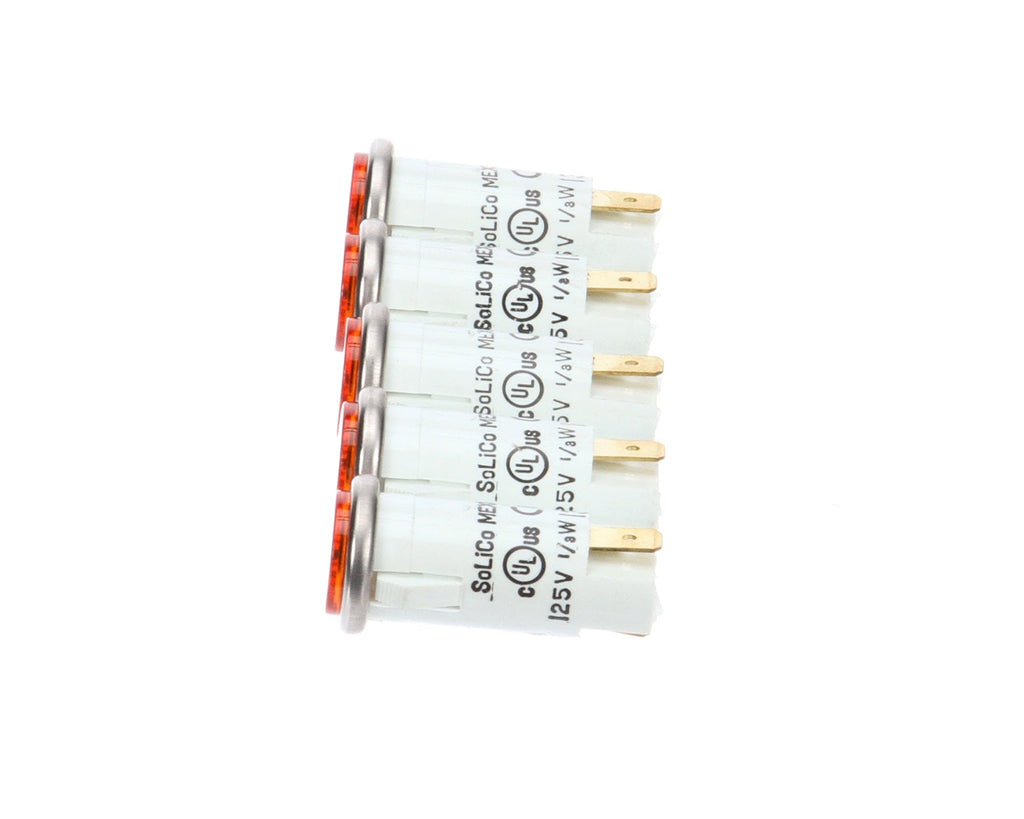 Prince Castle 71-135-1S, Packege of 5 Amber Pilot Light 120 Volts