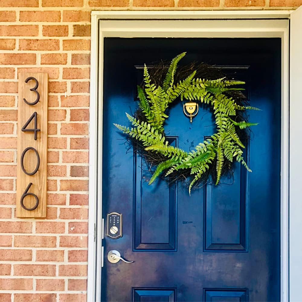 5" Stainless Steel Floating House Number, Metal Modern House Numbers (1) | Outdoor Signs, Mailbox Decor Number for