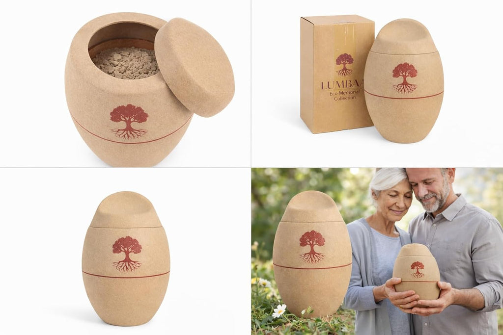 Biodegradable Urn for Human or Pet Ashes – Tree of Life