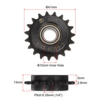 uxcell 2pcs ANSI #25 / DIN(ISO)04C Roller Chain Idler Sprocket 10mm Bore