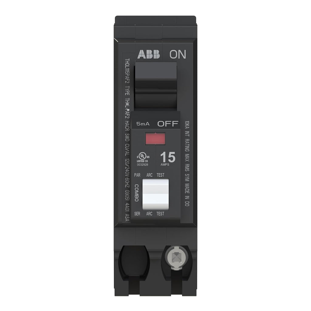 ABB Q-Line THQL1115PAF2 • Arc Fault Circuit Breaker • 15 Amp Single Pole