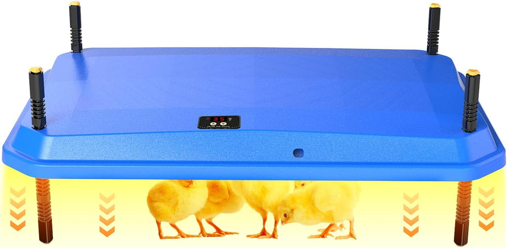 Chick Brooder Heating Plate, Brooder Heater for Chicks, Adjustable Temperature Height Adjustable Brooding Heater