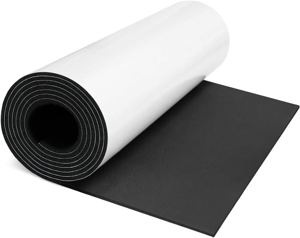 Sponge Neoprene Foam Sheet, Adhesive Rubber Padding 12"x1/8"x59"