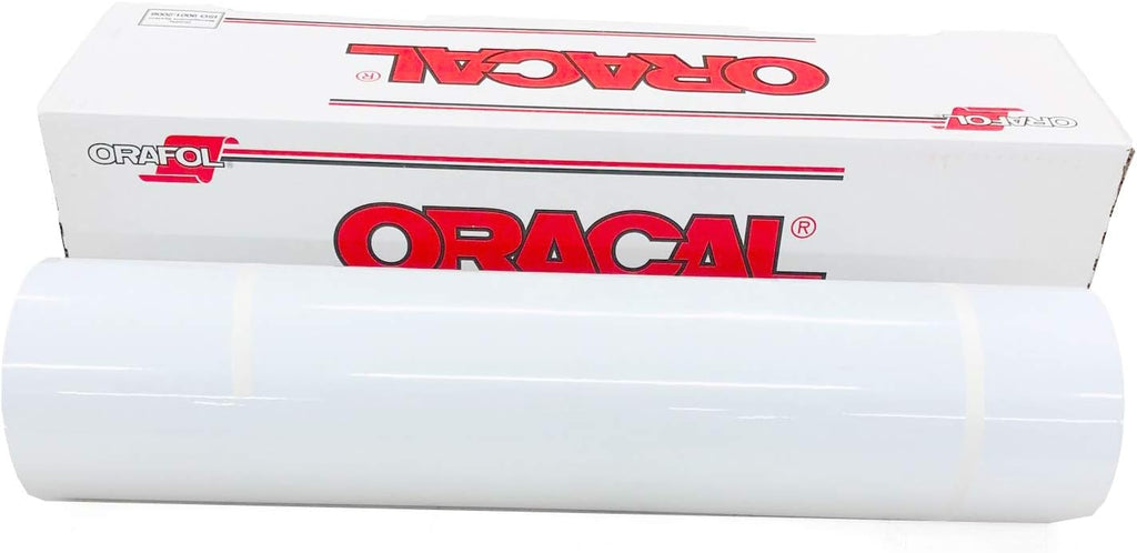 Matte White Vinyl 651 - Adhesive Craft Vinyl Roll for Craft Cutters, Printers, and Decals - Outdoor & Permanent, (24"