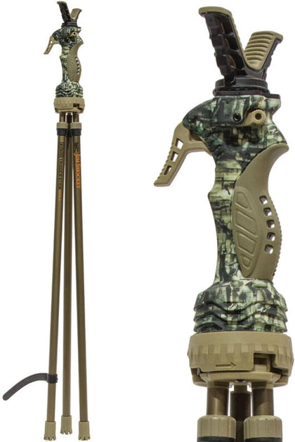 Hunting Trigger Stick Gen3 Shooting Stick, Adjustable Height, Quick-Detach Yoke, Durable and Lightweight, Ideal for