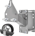 304 Stainless Steel Spare Tire Carrier,Spare Tire Mount Boat Trailer Carrier Bracket,Heavy Duty Lock Holder,Fits 4 &