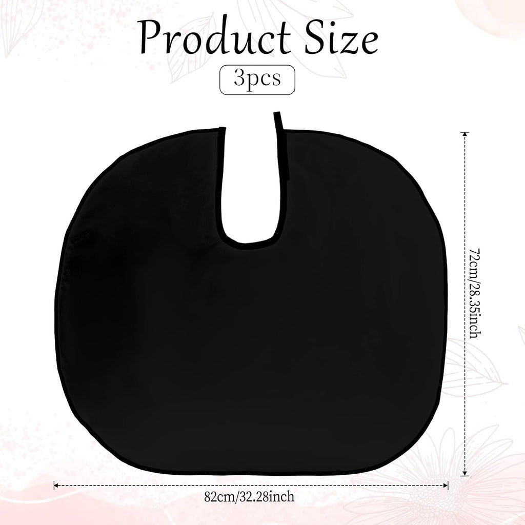 Waterproof Haircut Cape 3 Pack - Adjustable Barber Cape for Hair Dye | Snap-button neck closure for a snug fit.