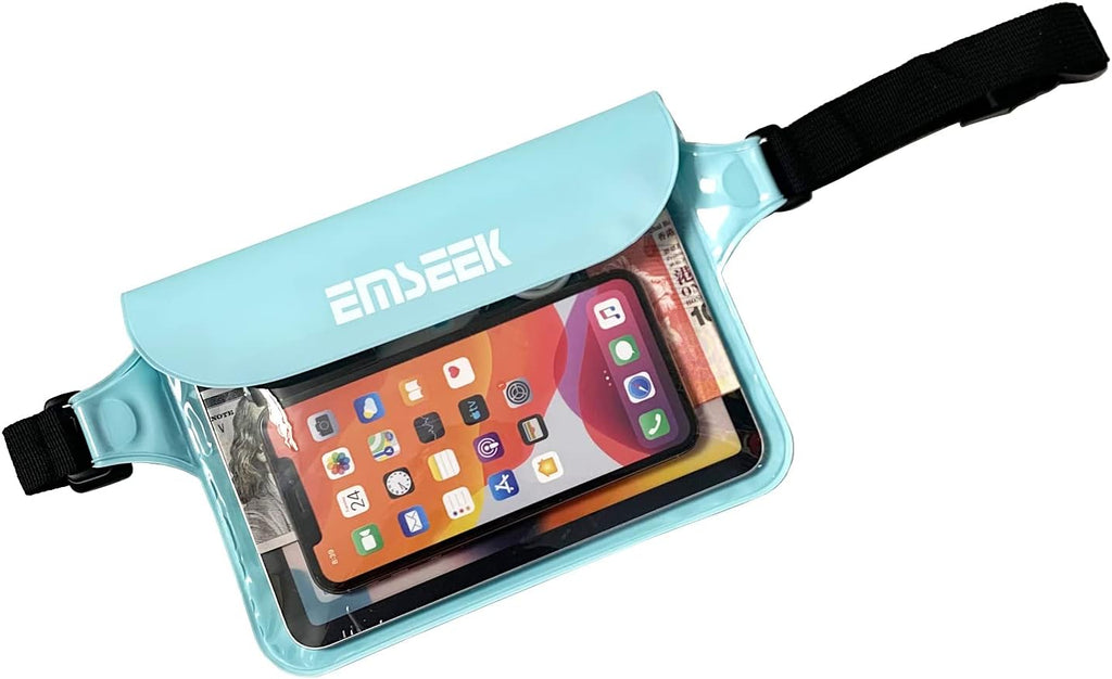 Waterproof Waist Pouch Dry Belt Bag Fanny Pack Keep Your Key Fob Wallet Kindle Phone Dry Perfect For Swim Surf