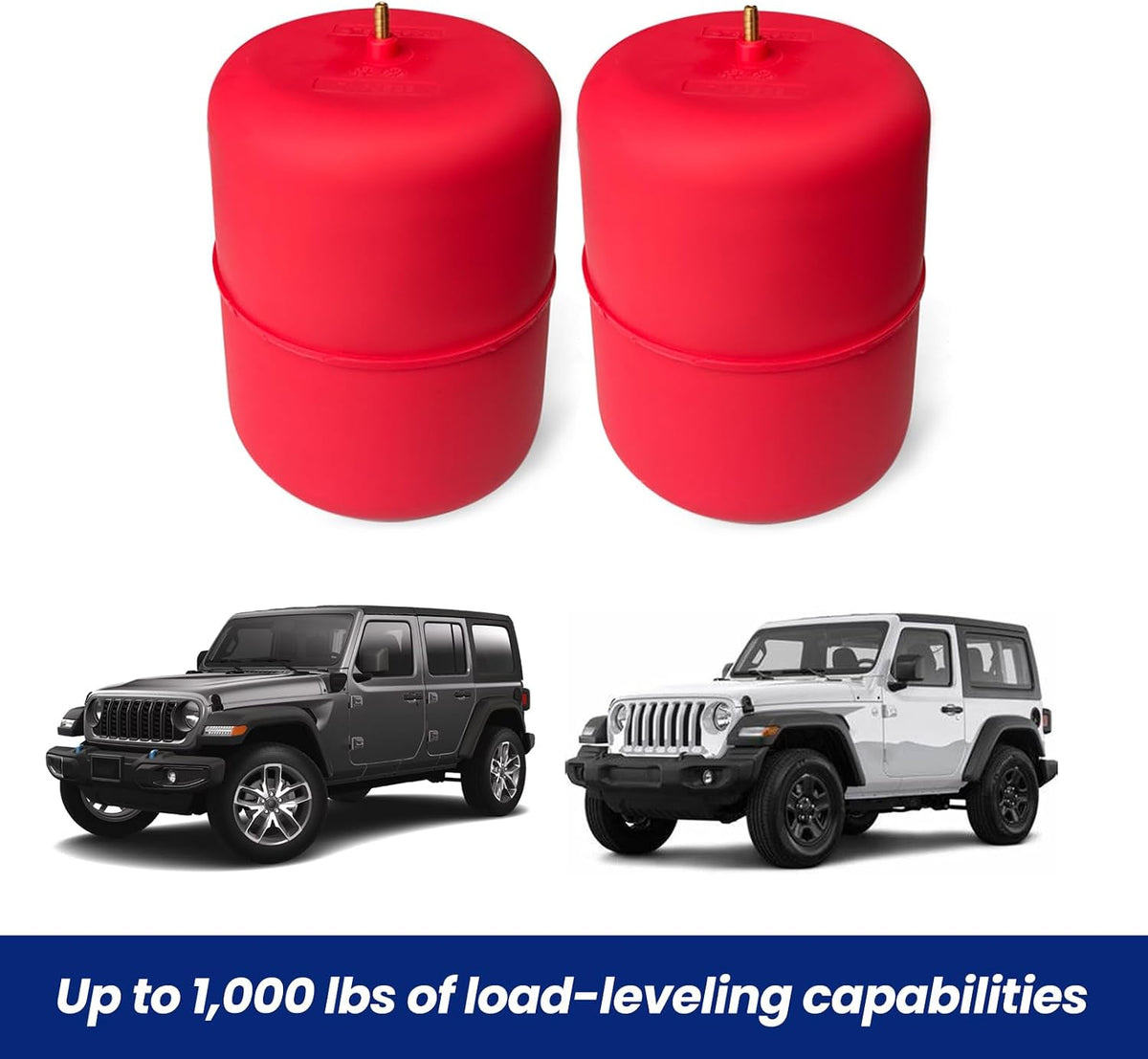Rear Air Spring Bag Suspension Kits Fit for Jeep-p Wrangler JL 2018-2024 Rear Air Ride Helper Spring Kit Part OEM Replacement with Airlift 60829