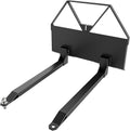 46 in Quick Attach Pallet Forks Attachment Q235 Steel 2600 LBS Heavy Duty Skid Steer Forks for Tractors Loaders in