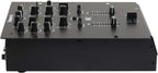 M2 2-Channel Scratch DJ Mixer | Rack-Mountable Scratch Mixer, 3-Band EQ, Mic Input, Replacable Slope-Adjustable