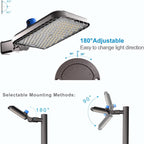 Lightdot 4Pack Parking Lot Light Outdoor 320W LED Pole Light with Photocell