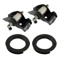 SEBLAFF Coil Spring Perches Seat 2Pcs Rubber Replacement for Mustang