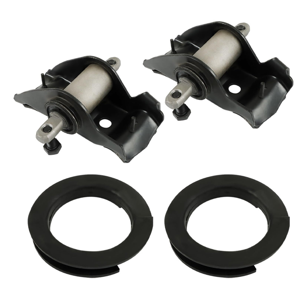 SEBLAFF Coil Spring Perches Seat 2Pcs Rubber Replacement for Mustang