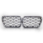 GZYF Car Auto Meteor Style Front Kidney Grille for BMW 3 Series E36 / M3 E36 1997-1999, Chrome
